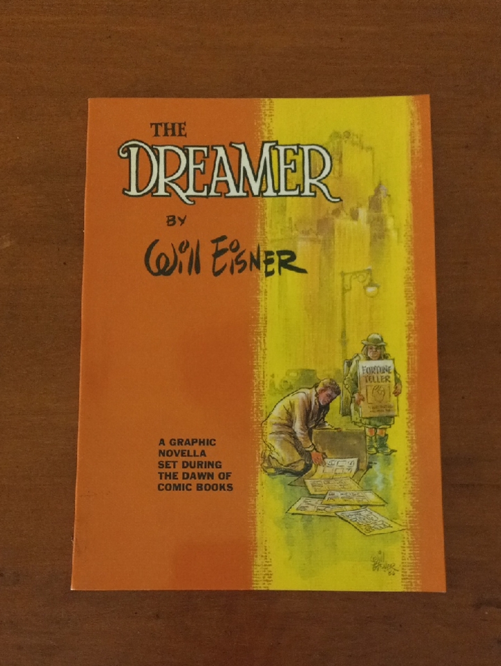The Dreamer by Will Eisner - Orange & Yellow Graphic Novella